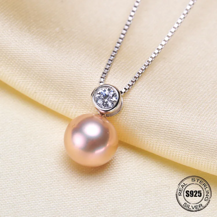 

S925 Sterling Silver Pearl Pendant Components DIY Jewelry Findings Accessories Hand Making Material Wholesale