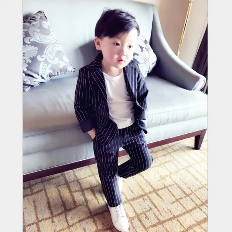 Children's Blazer Sets Boys Suits Spring Baby Boys Girls Clothes Wedding Party Dress Kids Prom Suits Unisex Blazer Sets  Y168