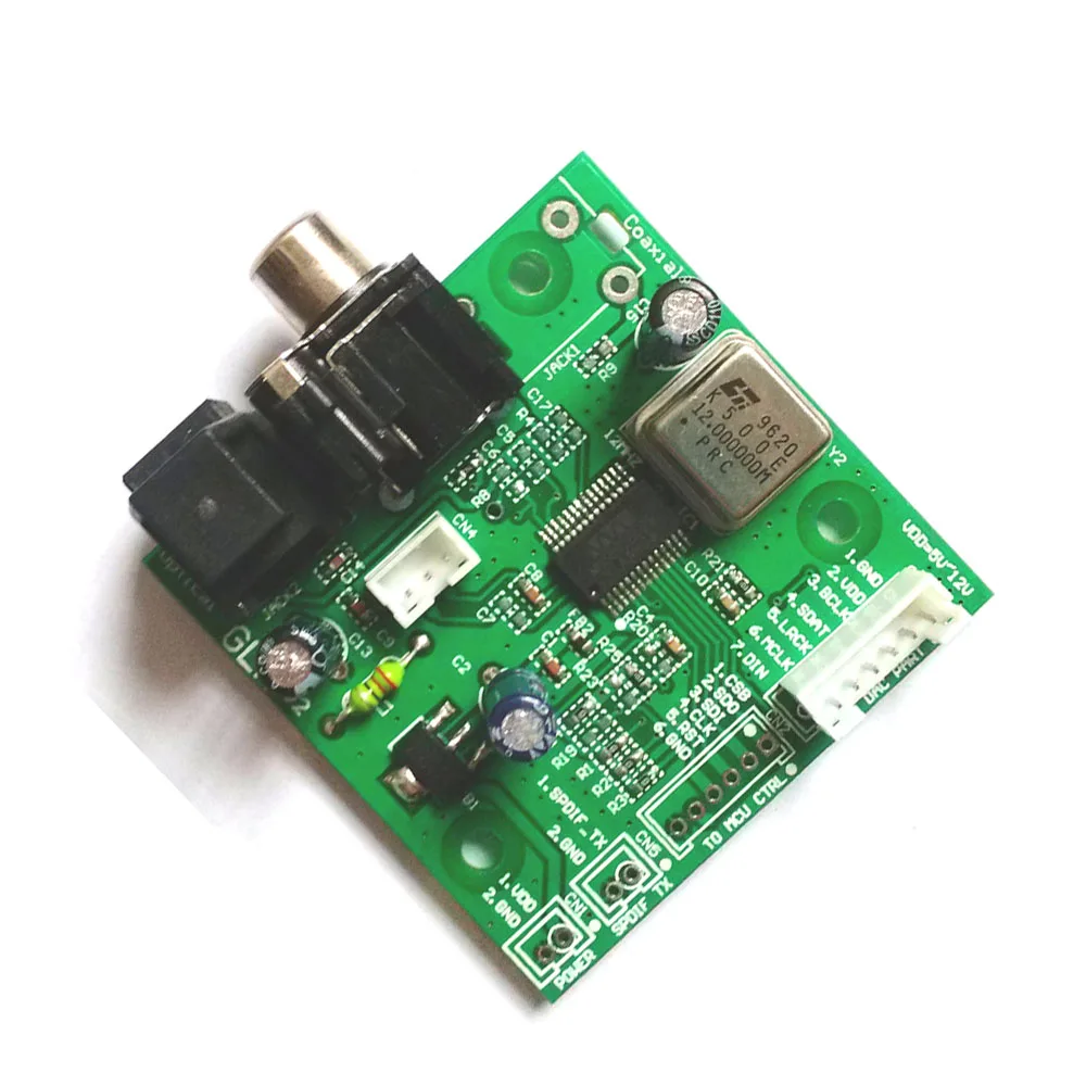 SPDIF коаксиальный волоконный приемник WM8805 I2S Выходная выровненная частота