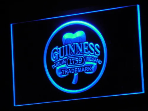 A111 пиво Guinness Дублин бар светодиодный неоновые световые знаки с включения/выключения 20+ Цвета 5 размеров на выбор