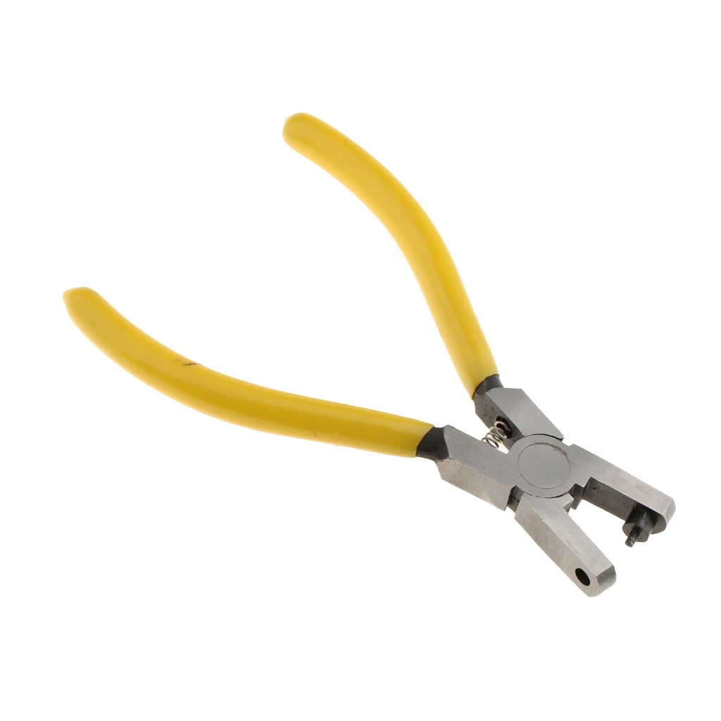 Hole Punch Pliers Belt Watch Band Strap Punching Eyelet Leather Craft Tool