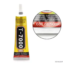 1 шт., 50 мл, промышленный клей T7000, черный жидкий клей для сенсорного экрана, сделай сам, рукоделие, стразы, клей