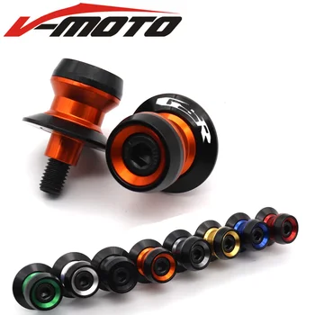 

Motorcycle Accessories CNC Aluminum M8 Swingarm Spools Slider Stand Screw For Suzuki GSR 750 600 400 LOGO GSR