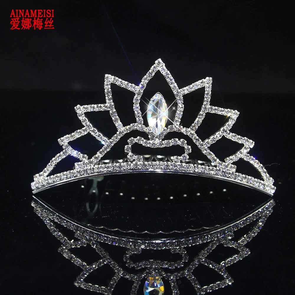 

AINAMEISI Fashion Bridal Crystal Hair Combs Wedding Hair Jewelry For Women Girls Party Crown Rhinestone Hair Accessories Tiaras