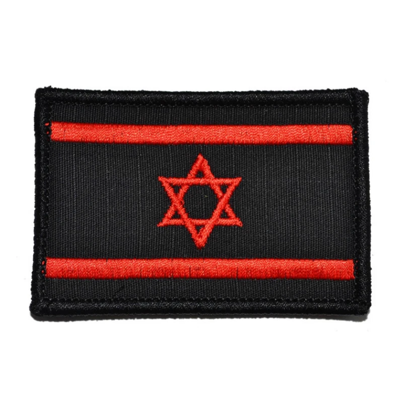 Флаг Израиля вышитый значок нашивки Военная тактическая одежда значки звезда Давида флаги нарукавные для рюкзака сумка крышка