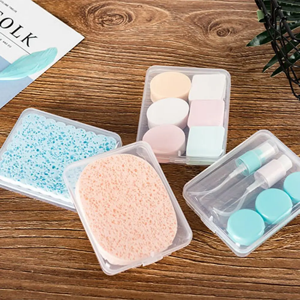 

Wholesale Packaging Small Box Chip Box Storage Transparent Plastic PP Material Candy Gadgets Makeup Organizer Clear Square Box