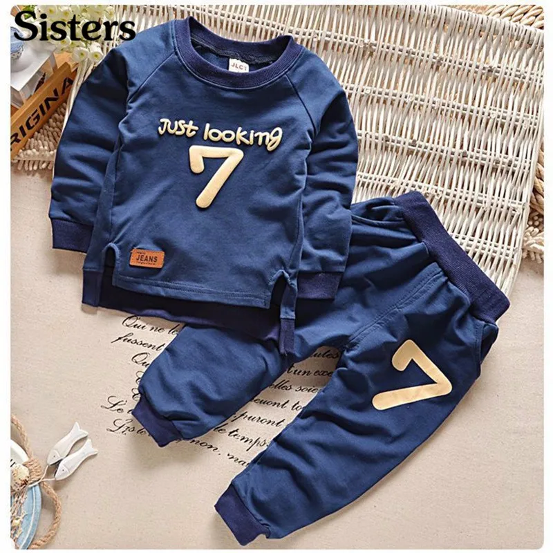 

Free 2-6 Autumn Children Clothing Sets Boys Girls Warm Long Sleeve Sweaters+Pants Fashion Kids Clothes Sports Suit for Girls