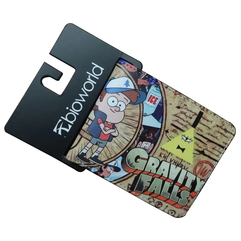 

Comics Cartoon Anime Purse for Teenager Boy Girl Kids Gravity Falls Wallets Leather Card Holder Bags Gravity Casual Short Wallet