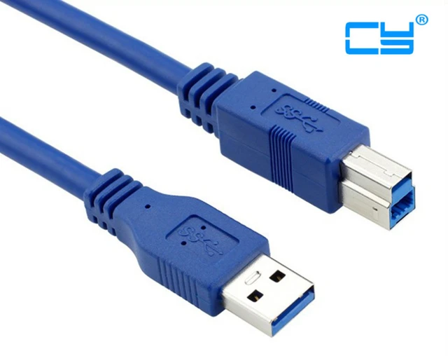 USB3.0 Printer Cable USB 3.0 A Male AM To USB 3.0 B Type Male BM USB3.0  Cable1.5m 3m 5ft 10ft 1.5m 3m 5 Meters - AliExpress