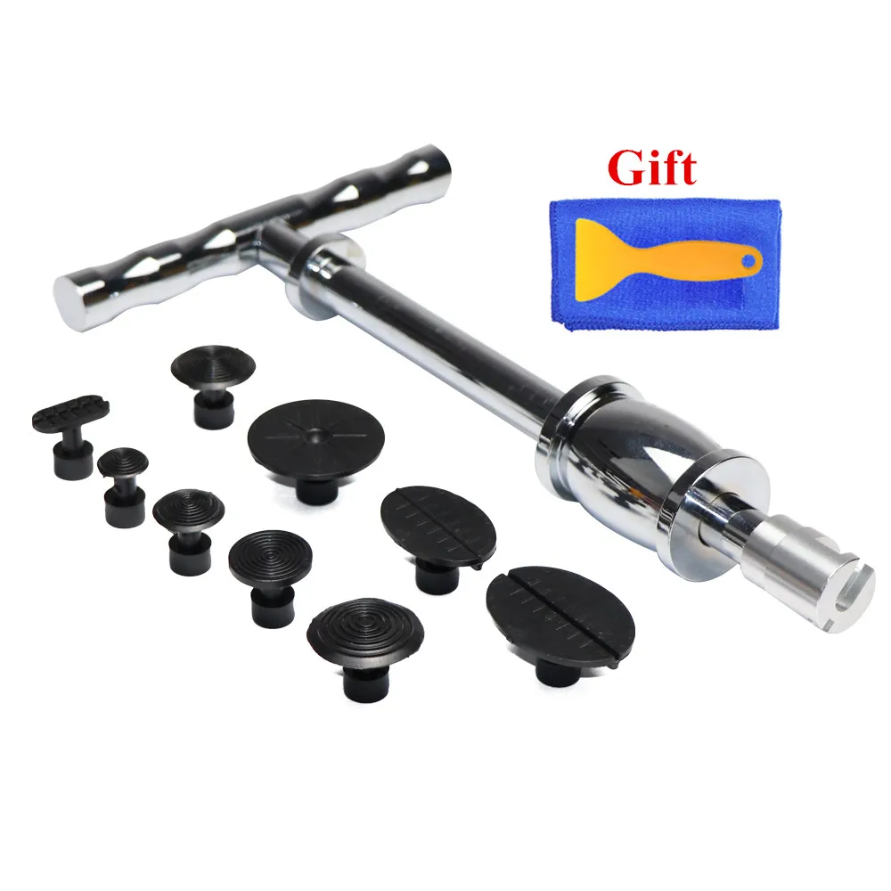 

PDR Dent Removal Paintless Dent Repair Tools Hail Damage Repair Tools Dent Puller Kit Slide Hammer Glue Tabs free gift