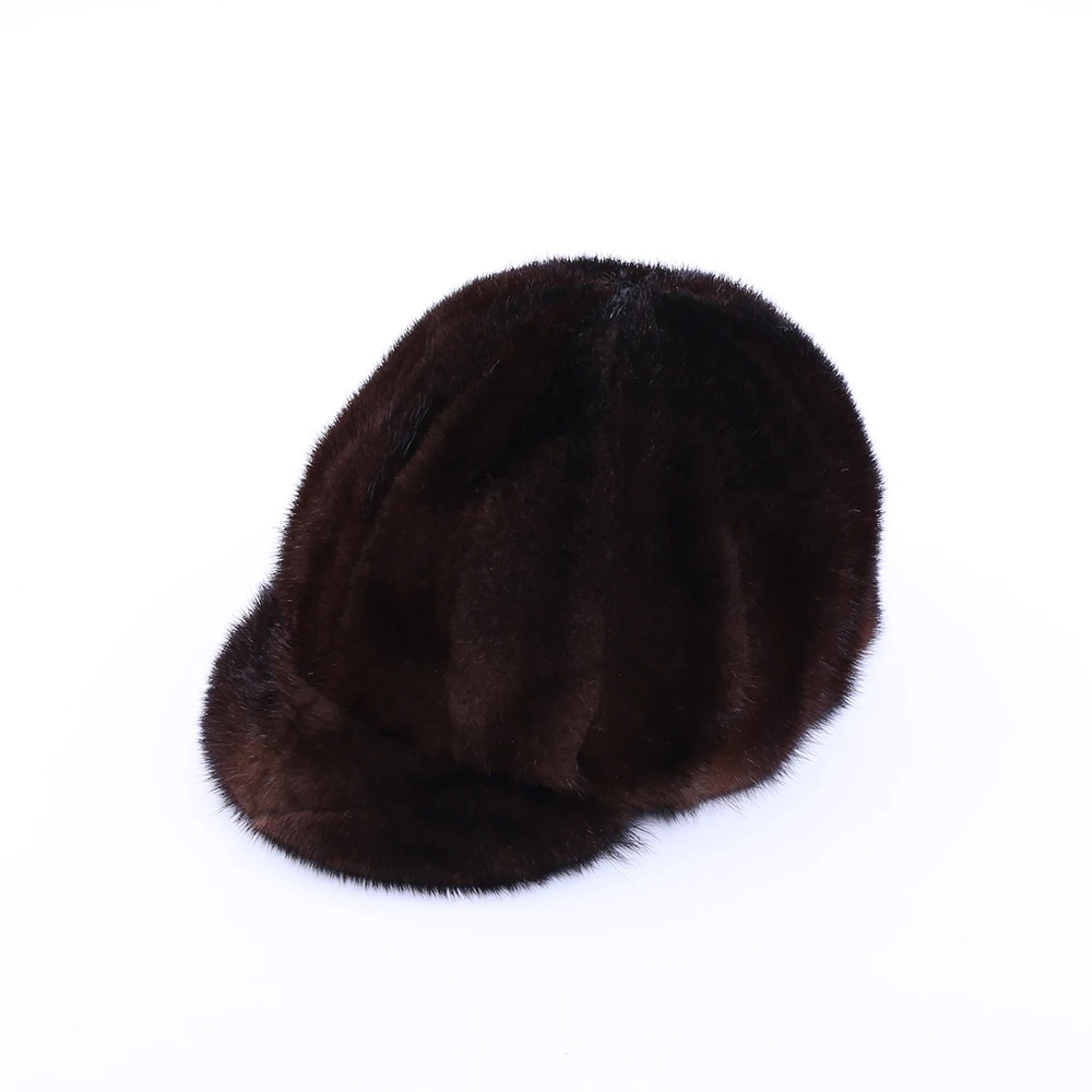 

2017 100% Real Mink Fur Bonnet Hat Keep Warm Winter Caps Skullies Beanies Women Girl Lady Fur Hat Free Size Adjustable