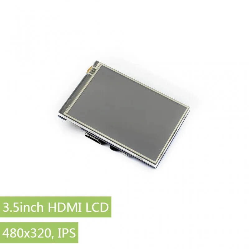 

Parts 3.5inch HDMI LCD 480x320, Resistive Touch Screen LCD, HDMI interface, IPS Screen, Designed for Raspberry Pi