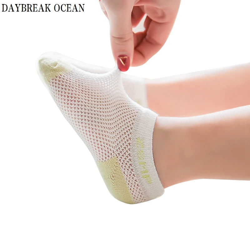 Ultrathin Breathable 3-8Y Star Moon Mesh Socks Spring Summer Toddler Baby Infant Kids Boy Girl Soft Cotton Children | Детская одежда и