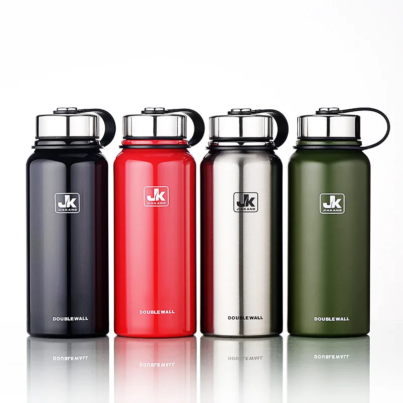 1100mL 37oz Stainless Steel Water Bottle Double Wall Insulated Vacuum Flask Wide Mouth Thermos with TEA