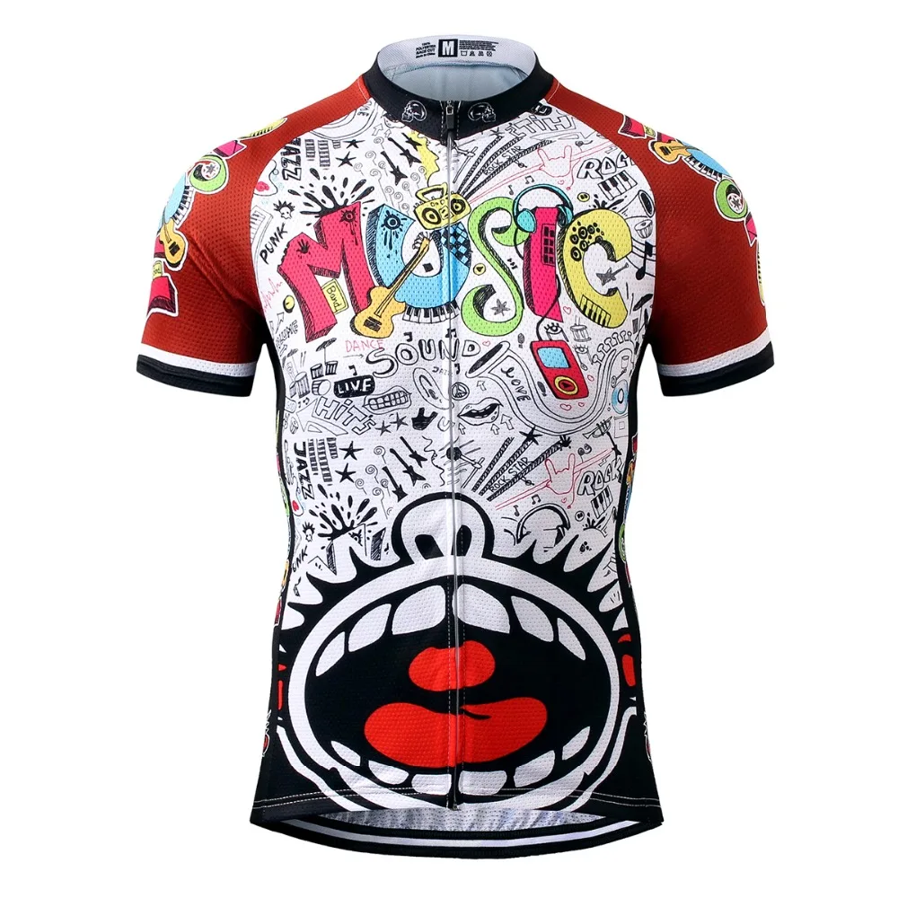

THRILLER RIDER SPORTS TRS-0021 Mens Cycling Jersey Cycling Clothing Bike Shirt Size S to 5XL