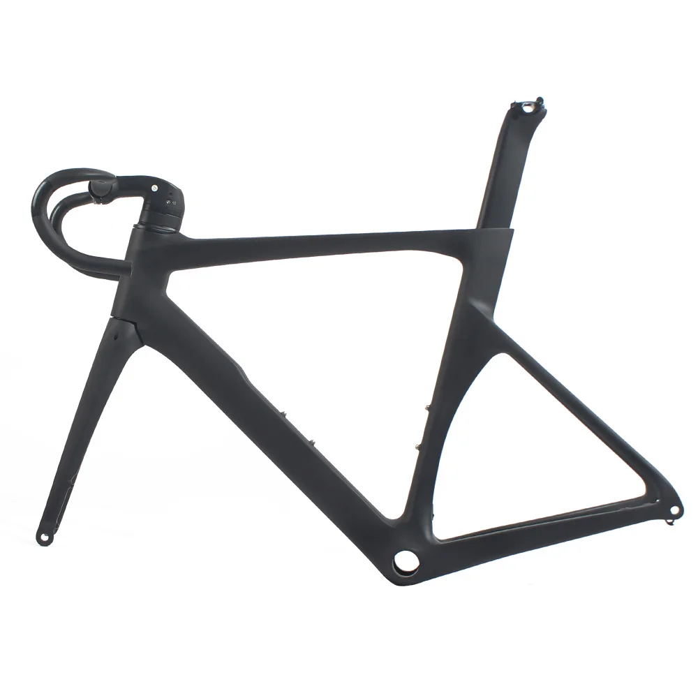 Flash Deal Aero Carbon Bike Road Frame Disc brake 40 52 54 56 58 Carbon Fiber Bicycle Frameset+Fork+Seatpost 4
