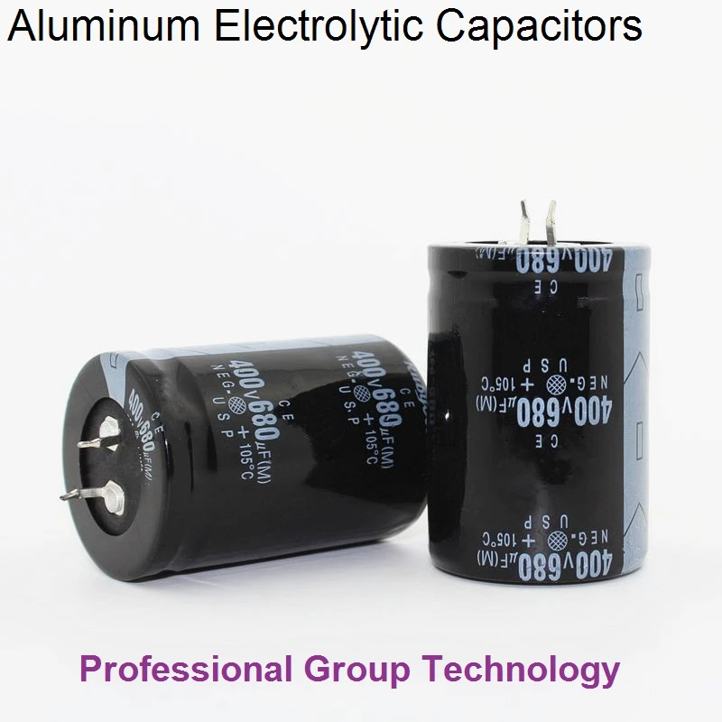 

2pcs AT444 Good quality 400v680uf Radial DIP Aluminum Electrolytic Capacitors 400v 680uf Tolerance 20% size 35x50MM