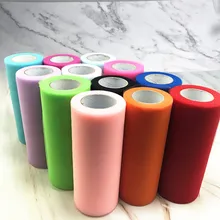 25 yardas 15cm tul rollo tutú decoración de tela para boda Organza láser DIY artesanías Tutu suave Baby Shower fiesta de cumpleaños suministros