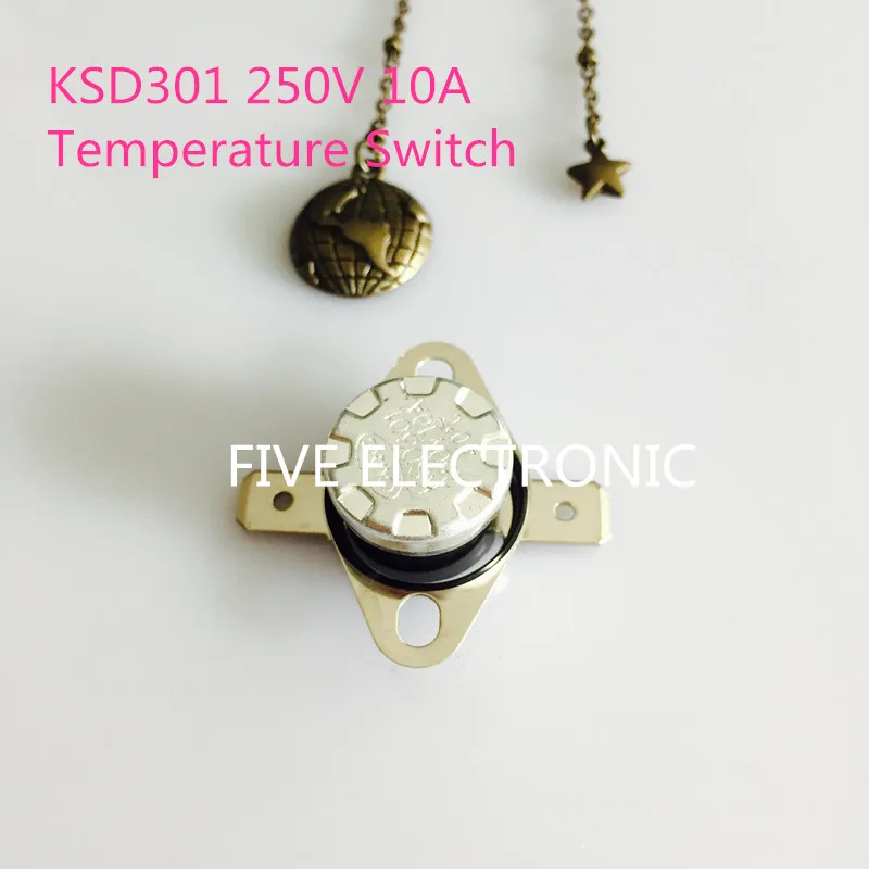 

KSD301 250V 10A Temperature Switch KSD-301 NormalTemperature: 45-165 Degree Celsius normally close