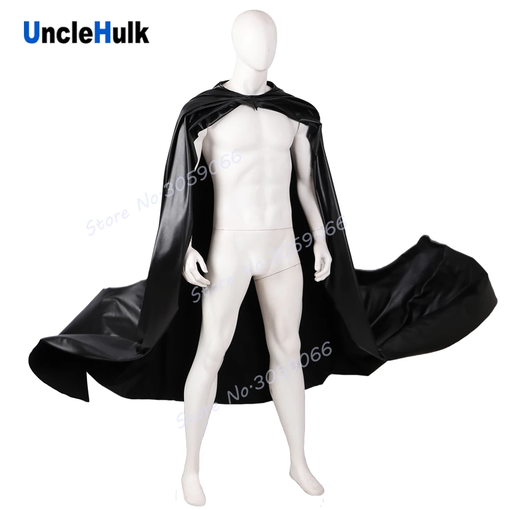 

Batman Cloak Big Black Cape - Model B - Immitation Leather Fabric | UncleHulk