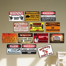 Предупреждение английский учитель винтажная жестяная вывеска Бар паб дома ретро металл искусство пиво кофе плакат тарелка 1001(248