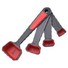 PP пластиковый комплект мерных ложек из 4 DIY выпечки набор из 4 многофункциональных измерительных ключей для выпечки