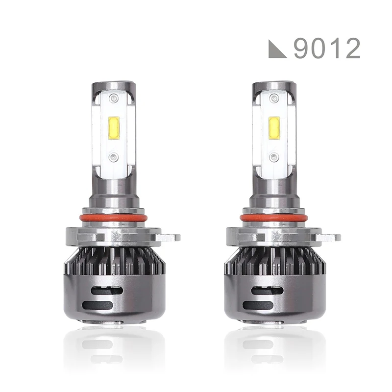 Aslent 2X H4 светодиодный H7 объектив 55 Вт/лампа 20000LM 6500 LED Canbus Error Free H11 H8 HB4 H1 HB3 9005 9006 Авто фары для укладки огни