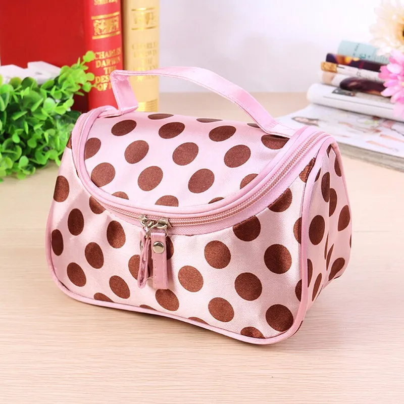 

Fashion Dot Cosmetic Case Luggage Make Up Bag MR1001