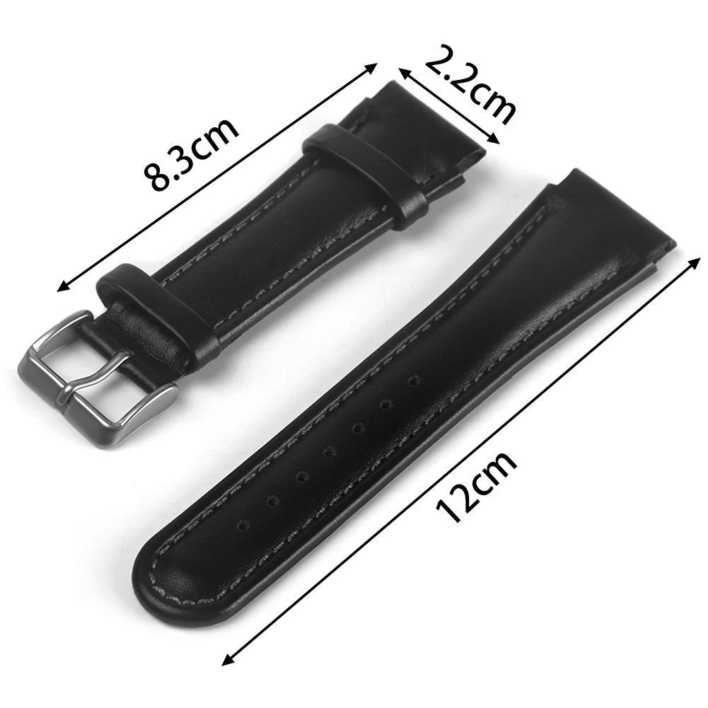 Adjustable 22mm Watchband Replacement Fabala Watchband Genuine Leather Bracelet Wristwatch Straps For SUUNTO X-LANDER