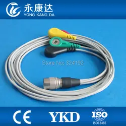 PI кабель holter и leadwires с 4-Leadwires, IEC, Snap, стиль ECG LEADWIRE набор