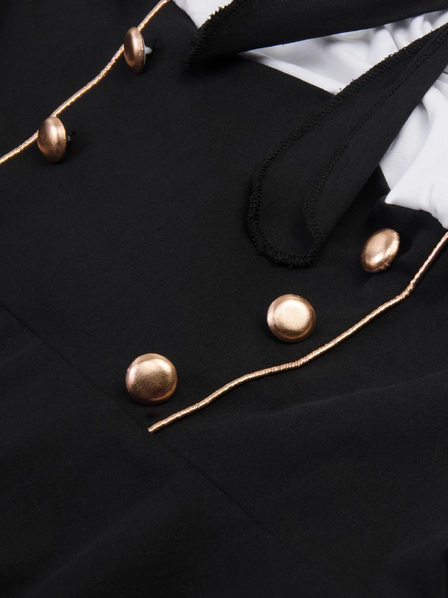 Новое Женское ретро платье размера плюс xl~ 5xl женское однобортное платье с коротким рукавом и талией ТРАПЕЦИЕВИДНОЕ винтажное вечернее Клубное вечернее платье