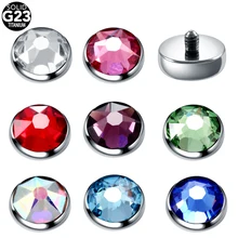 1 шт. G23 титановая кожная база якоря и топы Skinner Diver микро кожа Diver кожный пирсинг Skinner имплантаты пирсинг ювелирные изделия для тела