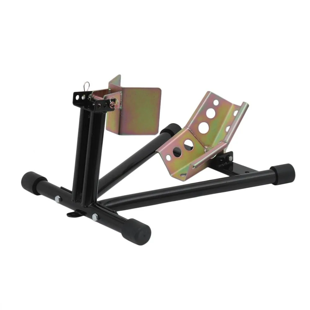 

Professional Heavy Duty Motorcycle/Bike/Motorbike Front Wheel Garage Chock Stand Multifunction Tools for 15-18 Inch Wheel