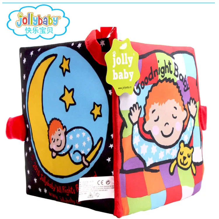 Jollybaby книжки из мягкой ткани Peek a boo ткани активности Crinkly книги развивающие детские игрушки для детей