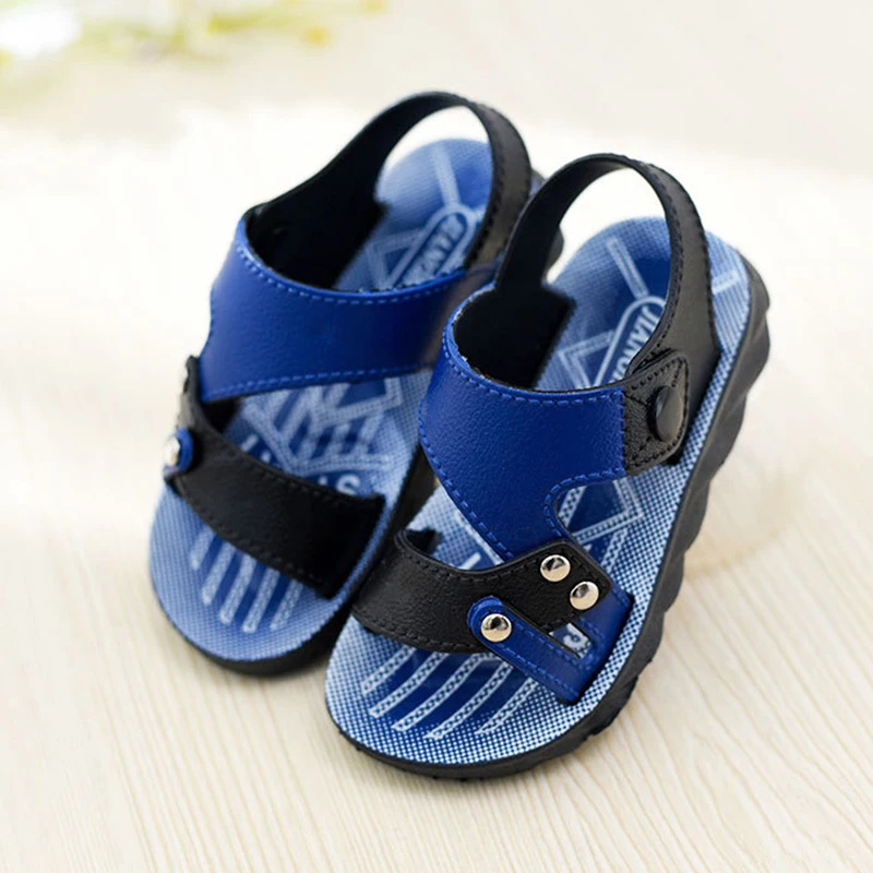 

Summer Beach Sandals 2017 Children Anti-skid Soft Bottom Toddler Boy Girl Shoes Sneakers Leisure Convenient Outdoor Shoes
