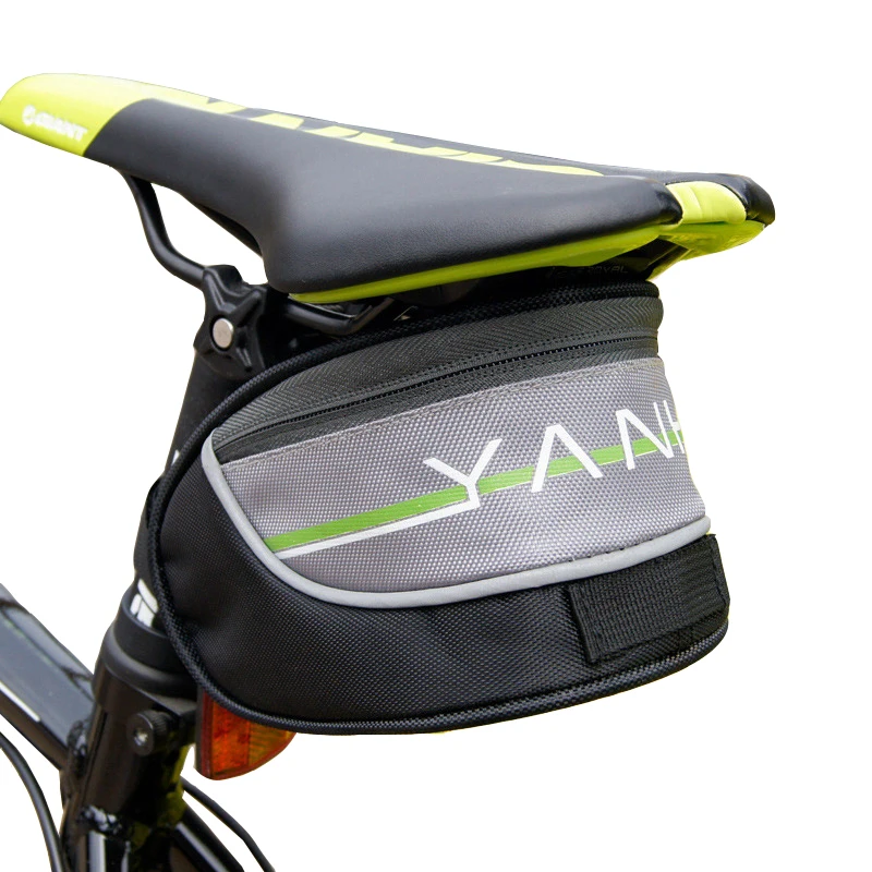2L Waterproof Cycling Bicycle Rear Seat Bags Reflective Bike Back Seat