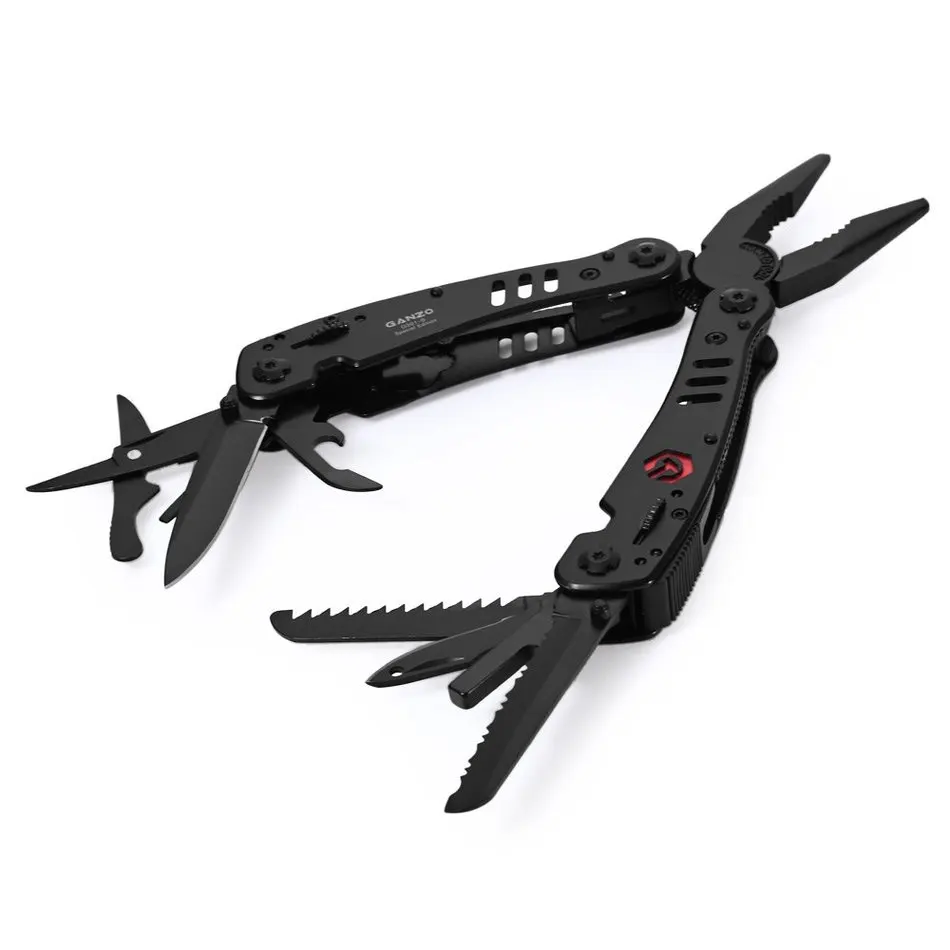 

Ganzo High Quality multifunctional Combination plier G301B Folding Multi Pliers camping tool with knife scissors