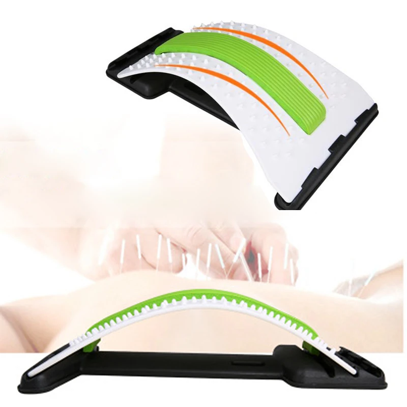 Magic Stretcher Spine Acupuncture Moxibustion Back Massage Pain Relief Lumbar Support Fitness Equipment Relax Mate Chiropractic