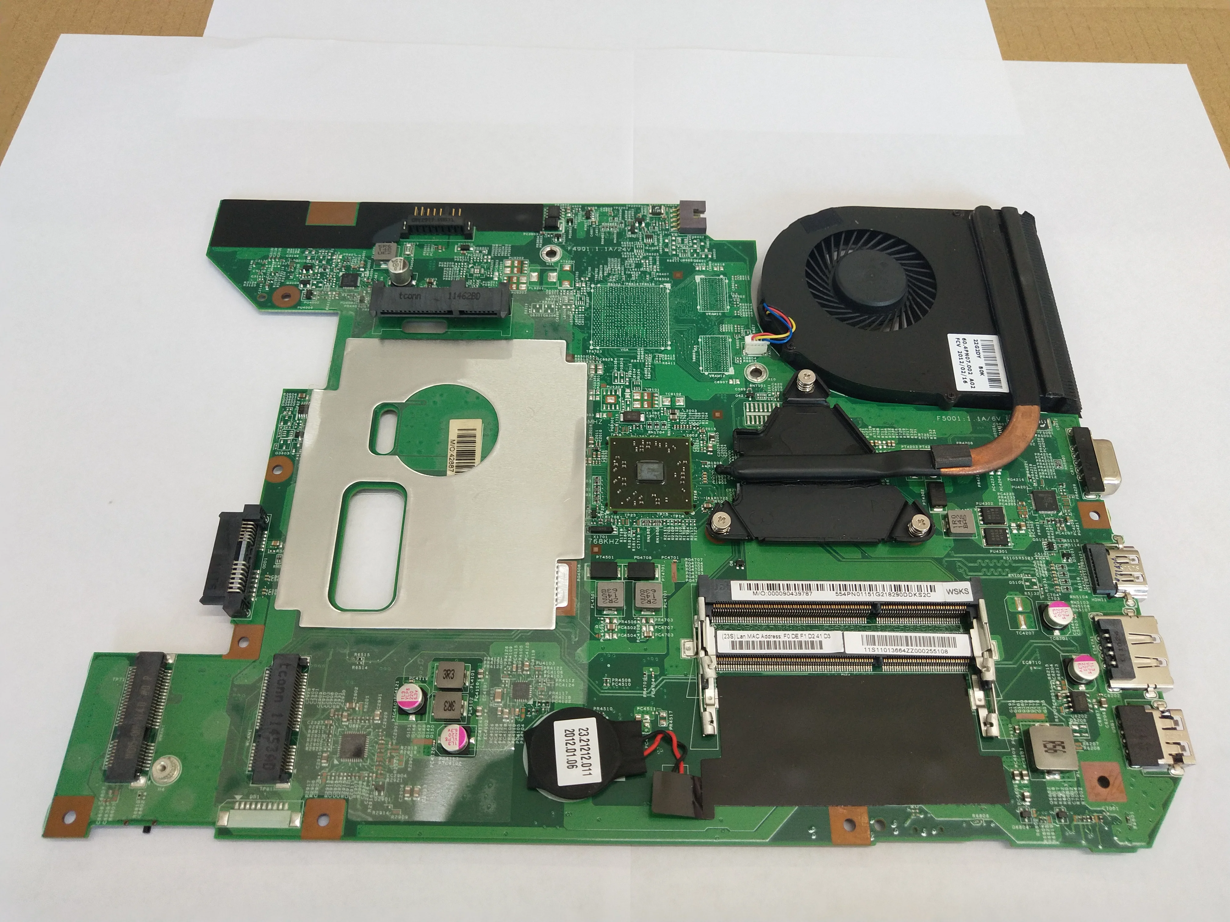 Материнская плата для ноутбука Lenovo B575 B575E B570 B570E 48.4PN01.011 с процессором AMD |