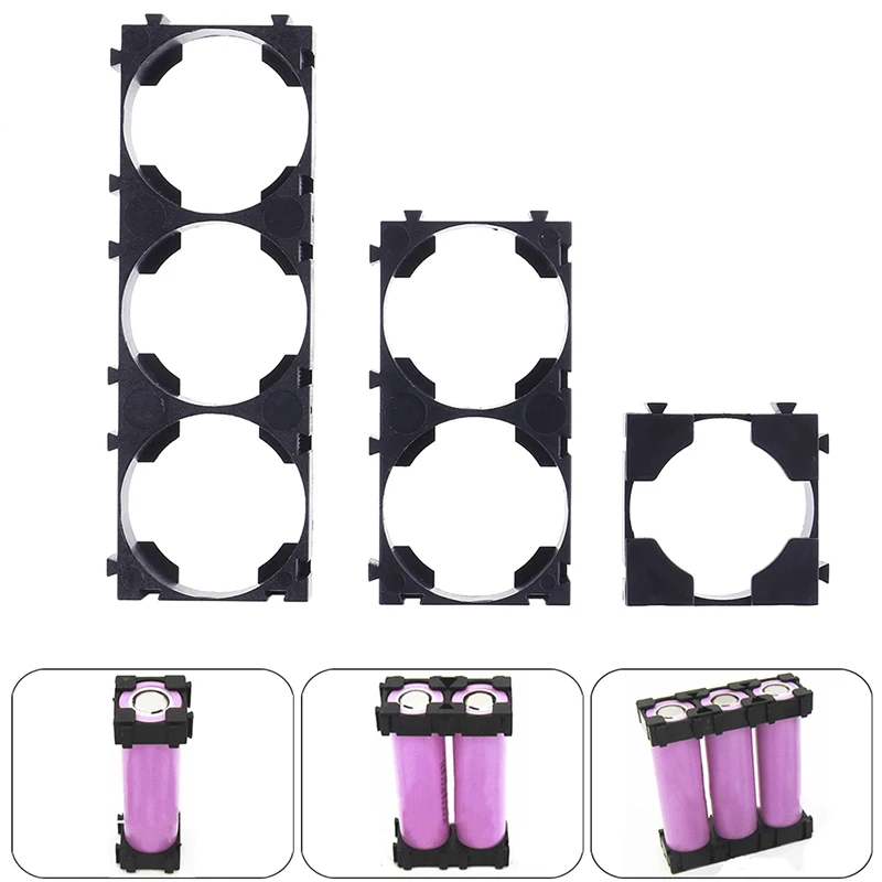 

10pcs 26650 Lithium Battery Triple Holder Bracket For Diy Battery Pack High Quality Battery Holder Battery Holder 1P 2P 3P