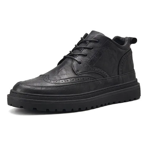 MAISMODA/модная мужская повседневная обувь; кожаные дышащие мужские Удобные оксфорды на плоской подошве со шнуровкой; трендовые износостойкие; YL493