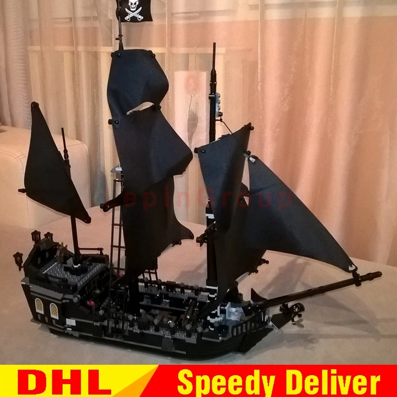 Лепин 16006 Пираты Карибского моря черный жемчуг модель здания Конструкторы комплект lepinings игрушечные лошадки клон 4184