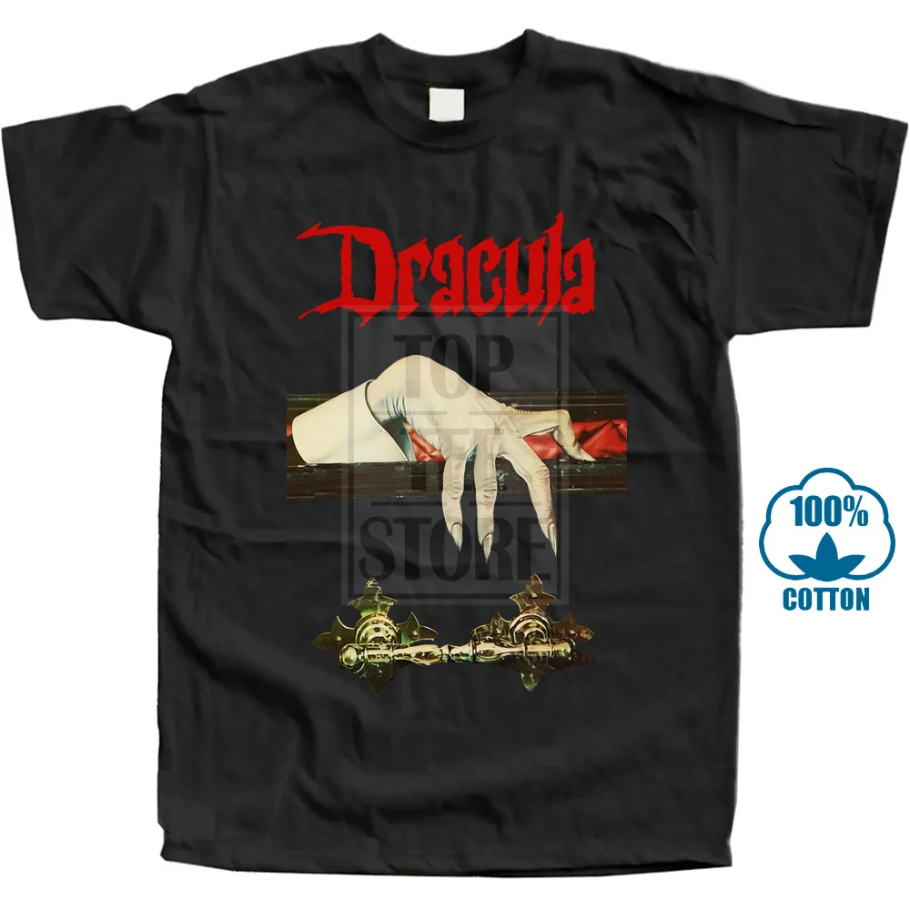 Dracula V44 Christopher Lee Movie Poster T Shirt Black All Sizes S 4Xl