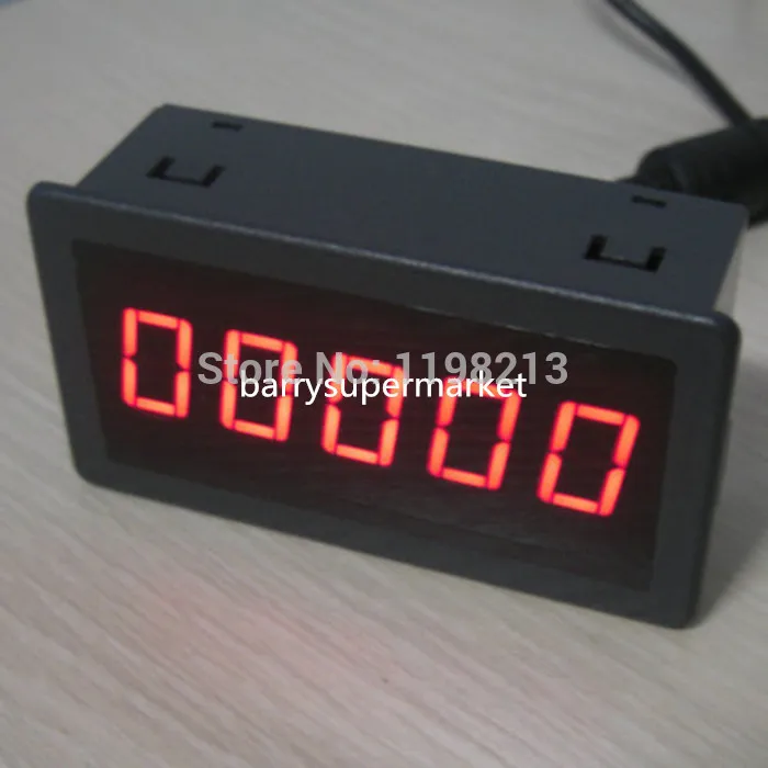 Счетчик цифрового дисплея Панель 0-99999 DC12V DC24V DC220V 0,5" светодиодный