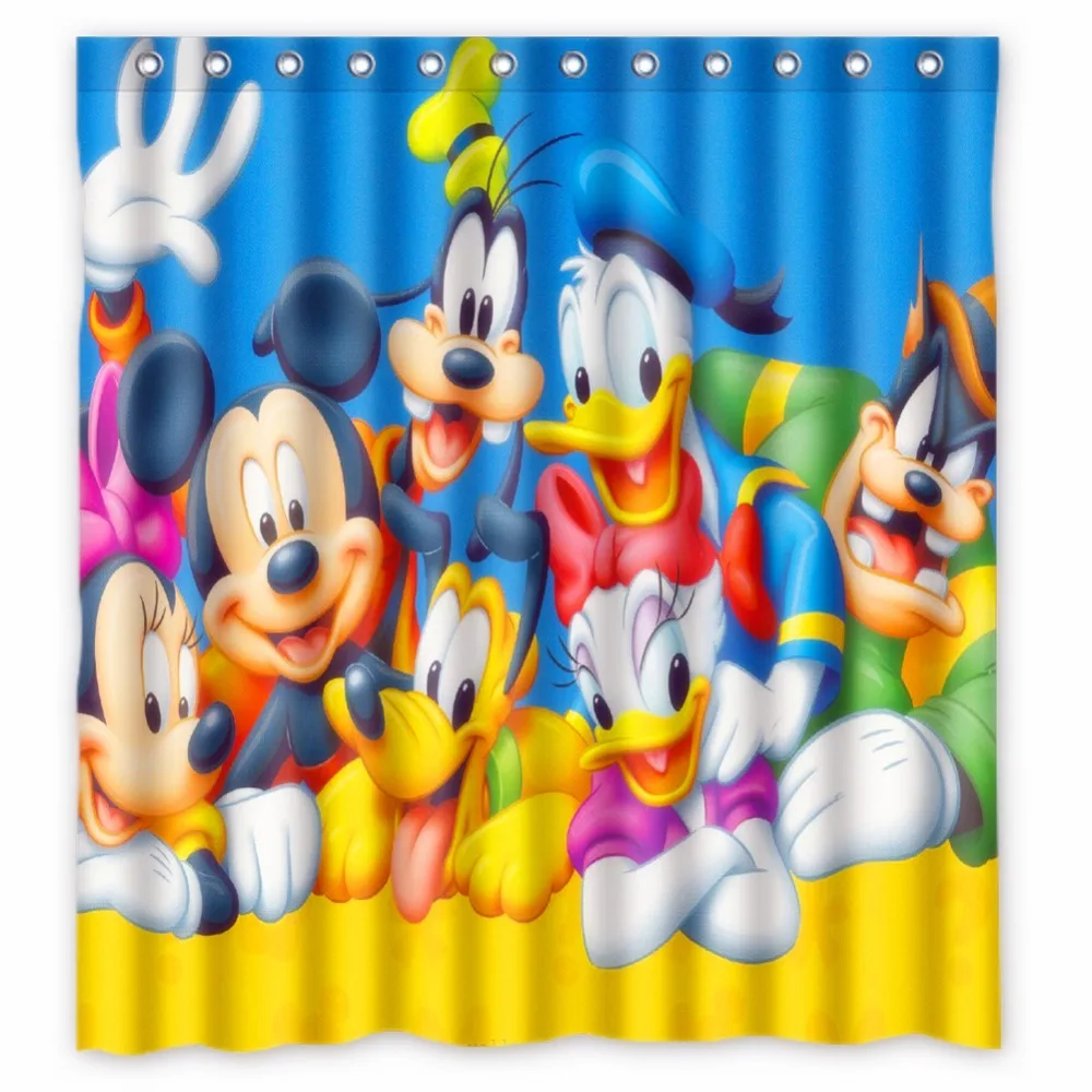 Vixm Home Mikckey Shower Curtains Donald Duck Bathroom Curtains 66x72 inchin Shower Curtains