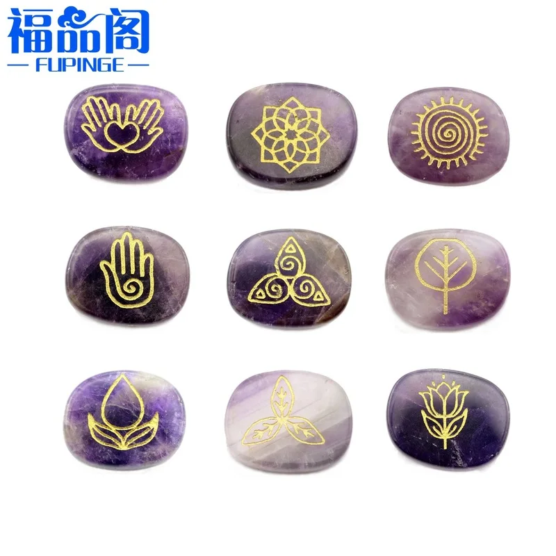 

amethyst religious chakra energy healing stone to Europe and the United States jewelry speed sell sell like hot cakes