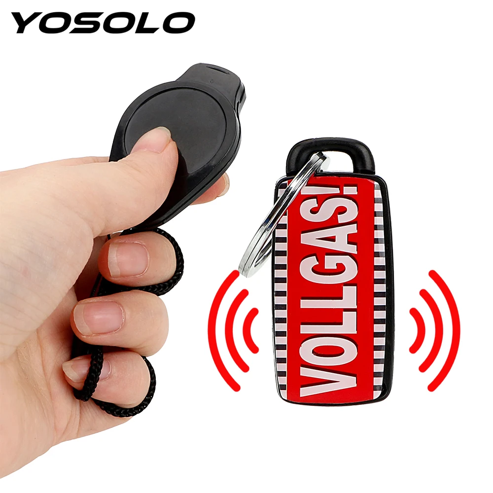 

Car Keyring Wireless Keychain Alarm Key Finder Anti-lost Device Key Locator for Kids Child Gift Whistle Sound Induction