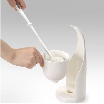 

Japan imported household toilet toilet cleaning brush Creative bathroom base toilet toilet brush set LO525208