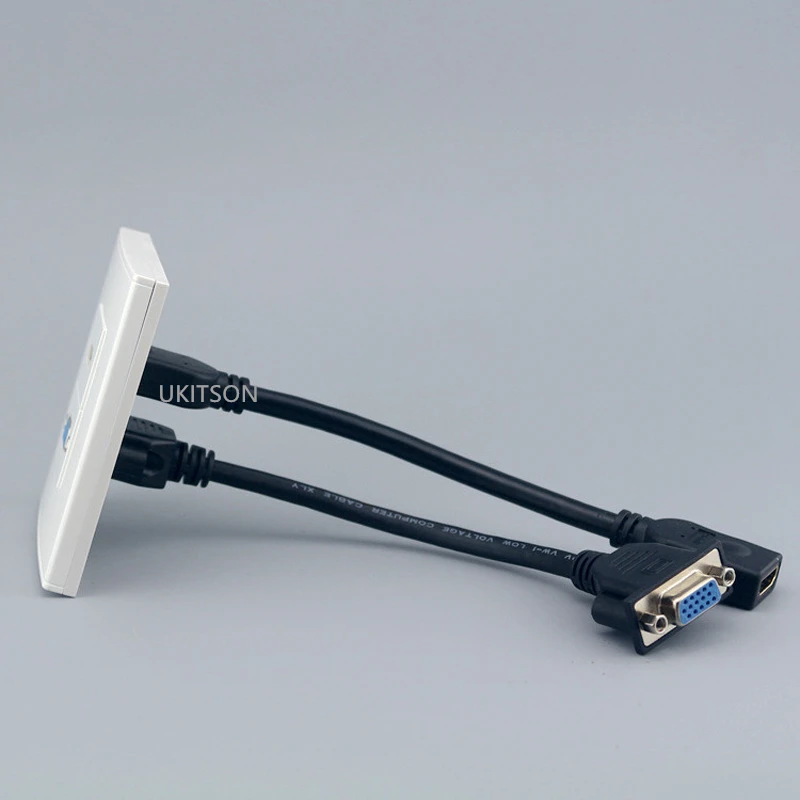 With Cable HDMI+VGA Wall Outlet pic 3