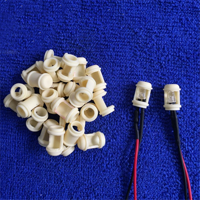 

4Pairs Resin Lamp Cover 12*8mm Simulation LED Light Cover Shell Lampshade for DIY Boats/Nautical Models Spare Parts